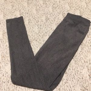 CuddlDuds gray fleece leggings